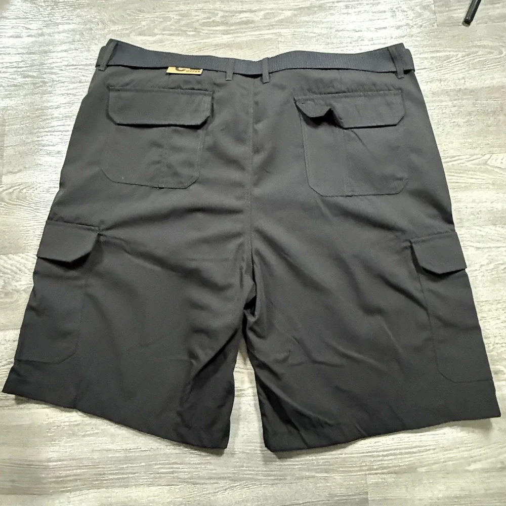 Copper Denim Mens Black Belted Cargo Shorts Size 44 CD16050RSB Utility Casual - Picture 6 of 6